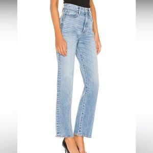 SLVRLAKE London High Rise Straight Jeans in Heartache 29